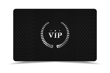 VIP.Premium card.Vip silver ticket.Luxury template design. VIP card.VIP Invitation.Vip in abstract style on black background.