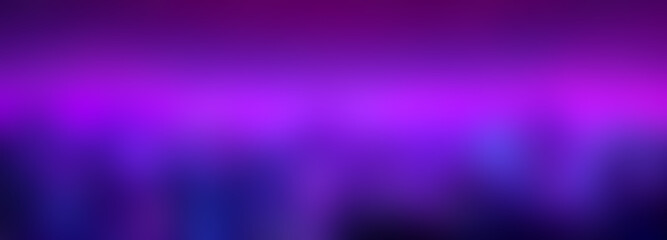 Purple neon metaverse gradient background blank. Horizontal banner or wallpaper tamplate. Copy space, place for text, text area. Bright illustration. Space web 3 technology texture