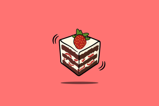 Strawberry Chocolate Cheese Cake