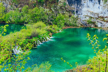 クロアチア　世界遺産　プリトヴィツェ湖群国立公園
