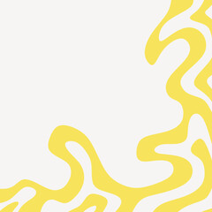 Fototapeta premium Abstract background with cute wavy line pattern and with some copy space area