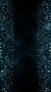 abstract motion background 4k animation shining particles stars sparks Vertical video