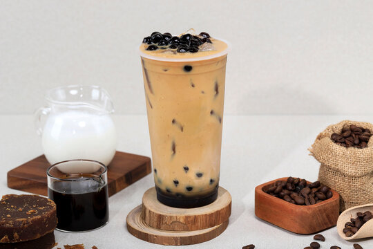 Taiwanese Boba Brown Sugar Coffee