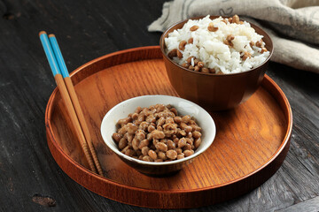 Japanese Soybean Fermented Food or Natto