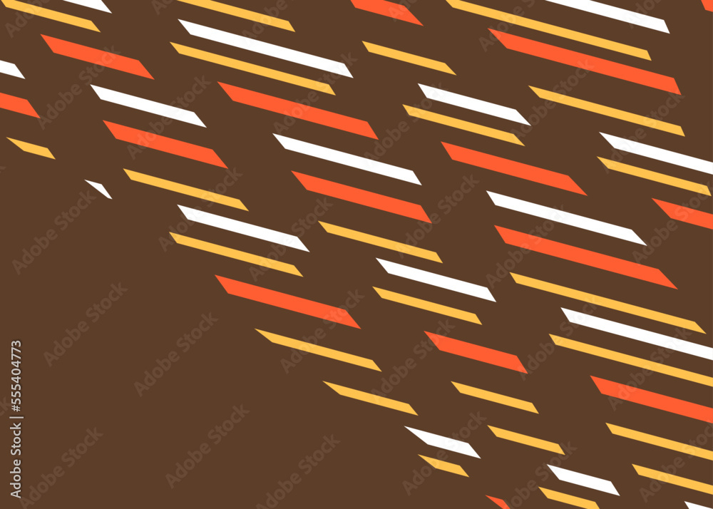 Poster Minimalist background with abstract colorful diagonal stripes pattern and with some copy space area