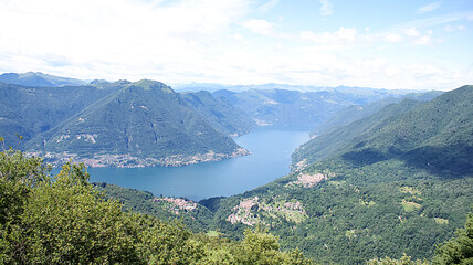 Panorama dalle prealpi lariane