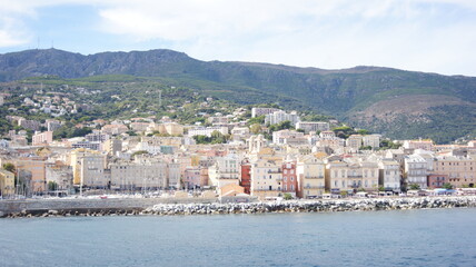 Fototapeta na wymiar Bonifacio, Corsica, panorama