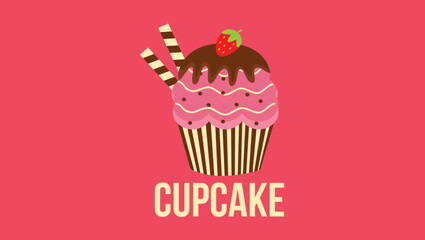Cupcake vector