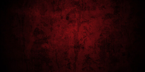 Black and red stone concrete grunge wall texture and backdrop background anthracite panorama. Panorama dark black and red stone marble slate backdrop vanttege background or texture.