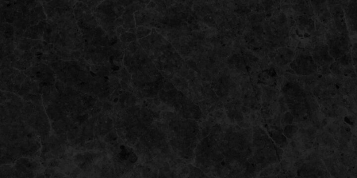 Dark black and blue stone concrete grunge wall texture and backdrop background anthracite panorama. Panorama dark black or blue slate background or texture. © MdLothfor