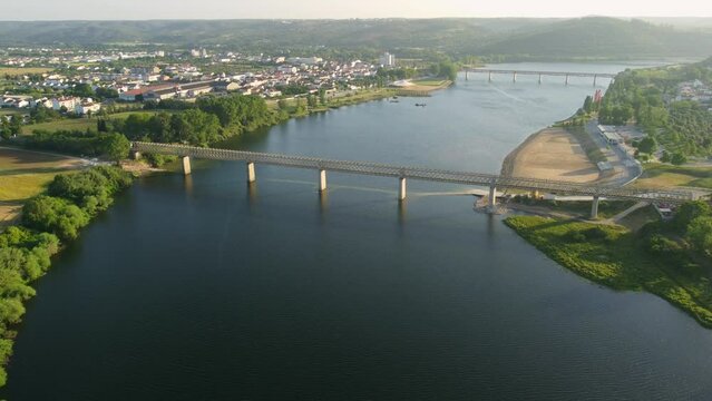 Bridge over the river in Abrantes