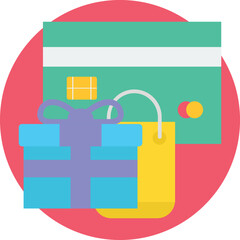 Online Shopping Vector Icon
