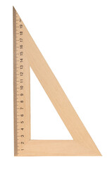 School tools. Vintage Mathematical ruler