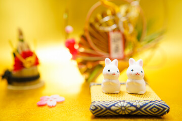 うさぎ年の年賀状素材（2023年卯年）