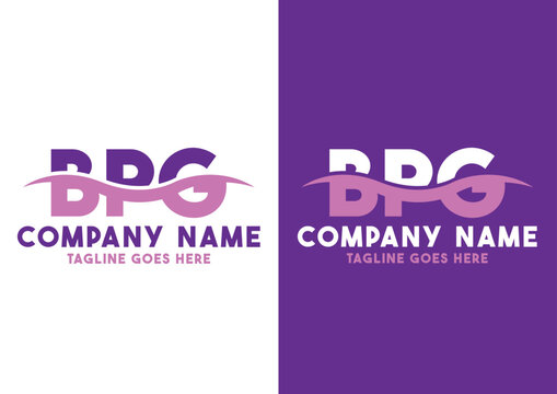 Letter BPG logo design template, BPG logo
