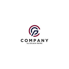 Obraz premium a unique and easily recognizable CG letter logo