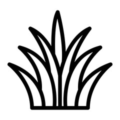 grass line icon