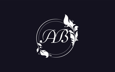 Golden circle leaf and beauty logo circle design vector. Beauty fashion with leaf. Signature font gold Circle Logo vector