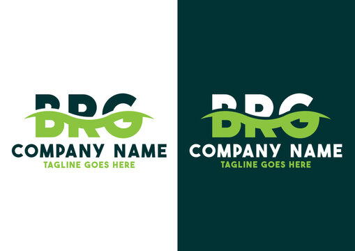 Letter BRG logo design template, BRG logo