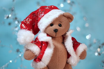 christmas teddy bear