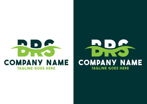 Letter BRS logo design template, BRS logo
