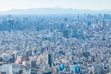 Fototapeta premium 日本 東京都 都市風景 素材 イメージ