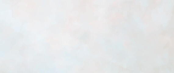 Light blue vector watercolor art background with white clouds and blue sky. Hand drawn vector texture. Heaven. Watercolour banner. Abstract template for flyers, cards, poster, cover or design interior