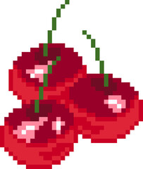Cherry Pixel Art