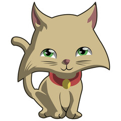 Cute Cat Illustration PNG Transparent