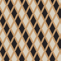 Argyle Fair Isle Seamless Pattern Design