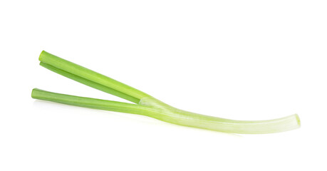 Green onion isolated on the white background