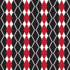 Argyle Fair Isle Seamless Pattern Design