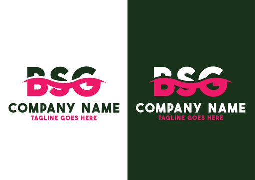 Letter BSG logo design template, BSG logo