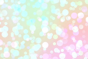 背景素材_玉ボケ_カラフル