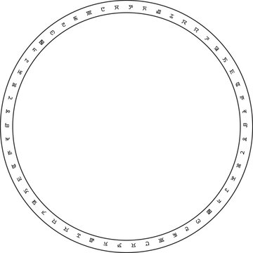 Manipur Meitei Mayek Circular Pattern