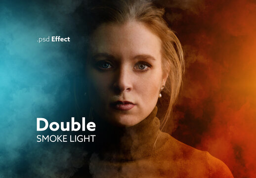 Double Smoke Light Photo Effect