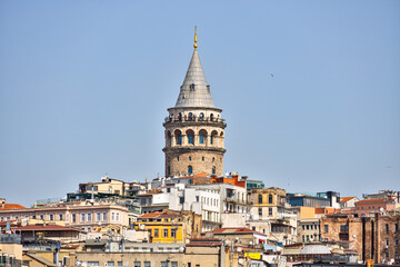 Fototapeta na wymiar Galata Tower in Istanbul