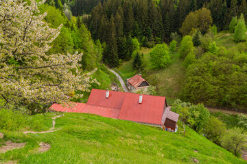 The Spania Dolina village - obrazy, fototapety, plakaty