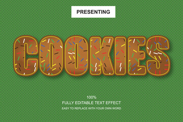 Special font editable adobe illustrator text effect. 100% editable text with an effect good for title and Text typography work