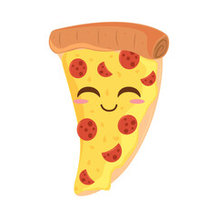 pizza kawaii food