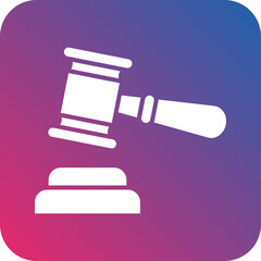 Gavel Icon Style