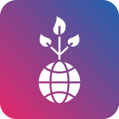 Eco Globe Icon Style