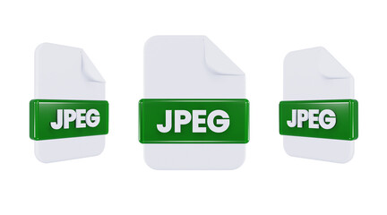 3d render icon file format jpeg