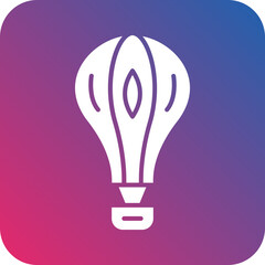 Fototapeta premium Air Ballon Icon Style