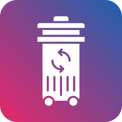 Trash Can Icon Style