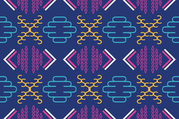 Ethnic pattern vector. Traditional ethnic patterns vectors It is a pattern created by combining geometric shapes. Design for print. Using in the fashion industry.