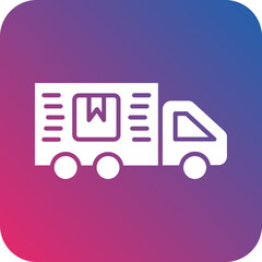 Delivery Truck Icon Style