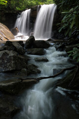 Obraz premium Twin Falls at Valley Falls State Park