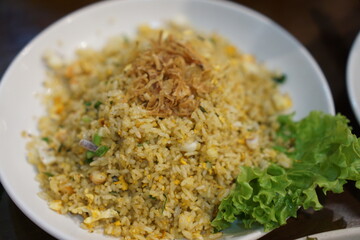 Egg fried rice, delicious in Vietnam