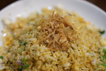 Egg fried rice, delicious in Vietnam
